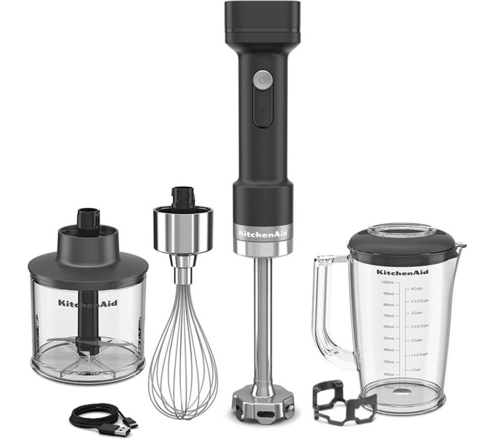 KITCHENAID Go 5KHBRV75BM Cordless Hand Blender - Black