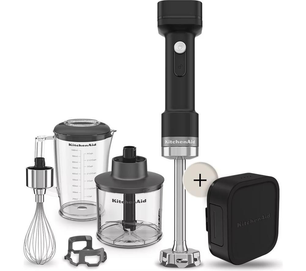 KITCHENAID Go 5KHBRV75BM Batidora de mano inalámbrica - Negro
