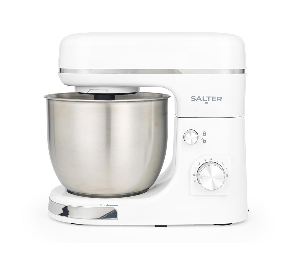 SALTER Boston EK6147MW Stand Mixer - Ice White