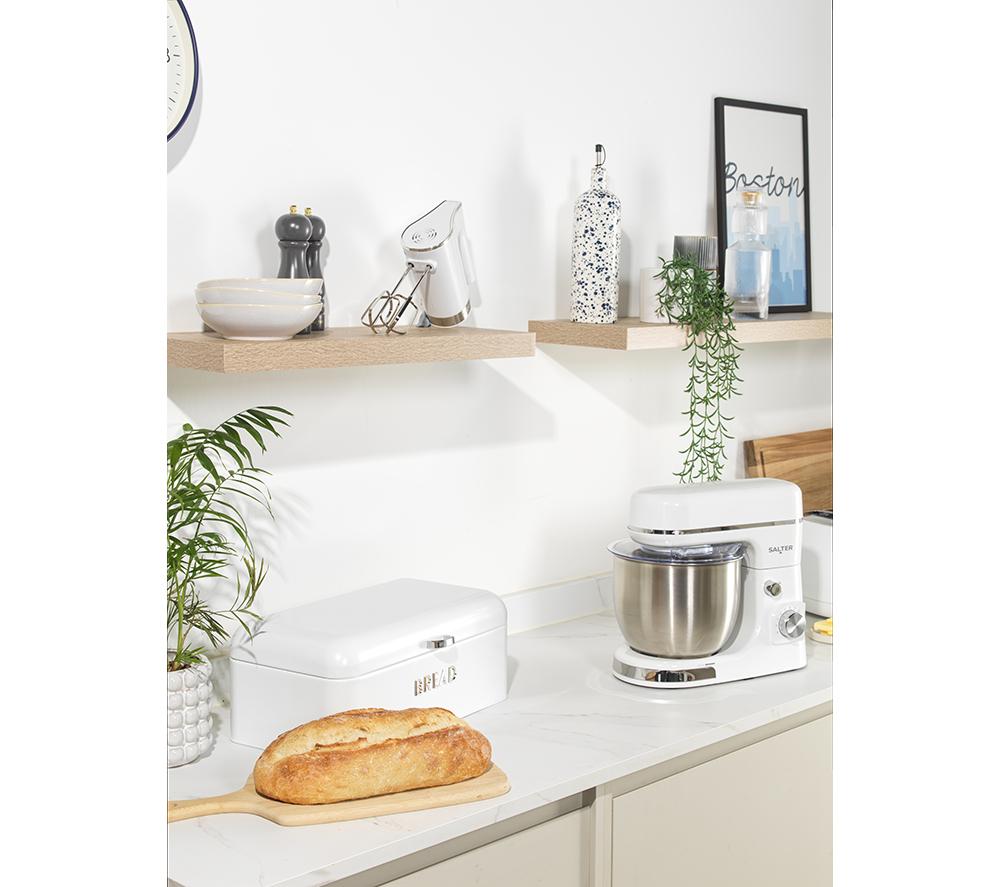 SALTER Boston EK6147MW Stand Mixer - Ice White