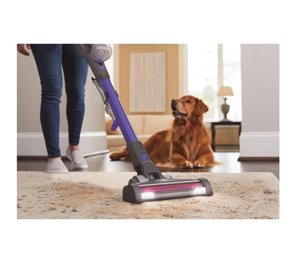Aspiradora sin cable para mascotas BLACK+DECKER POWERSERIES Extreme BHFEV182CP-GB - Negra y Morada