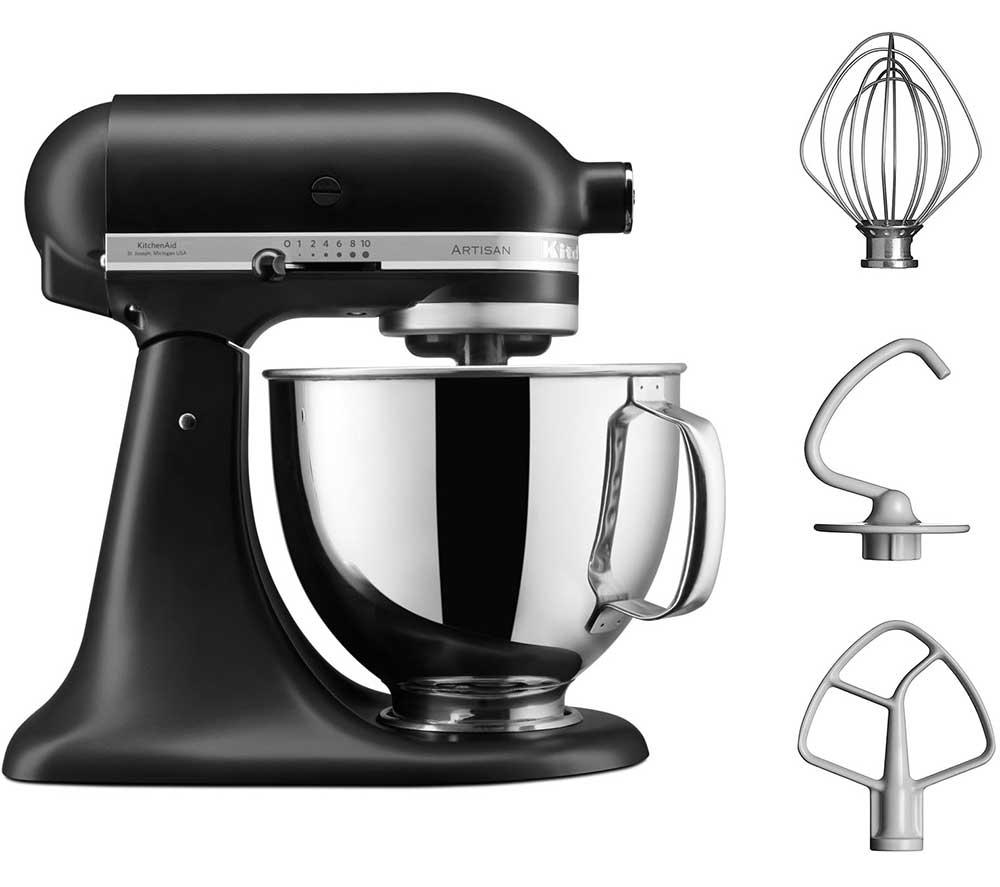 KITCHENAID Artisan 5KSM125BBM Stand Mixer - Matte Black