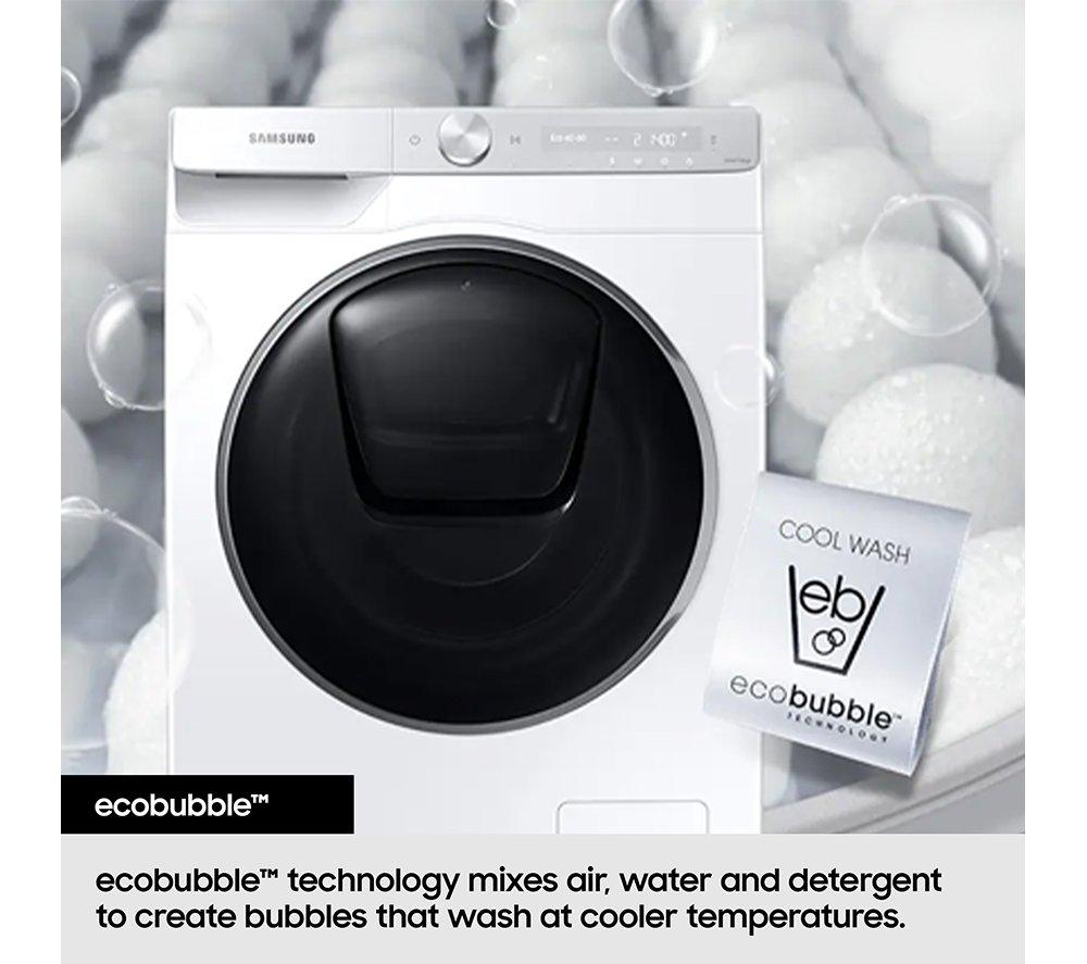 Lavadora inteligente Samsung Serie 9 AI Home AI Energy WF90F09C4SU1 con Wi-Fi, 9kg, 1400 rpm - Plata oscura