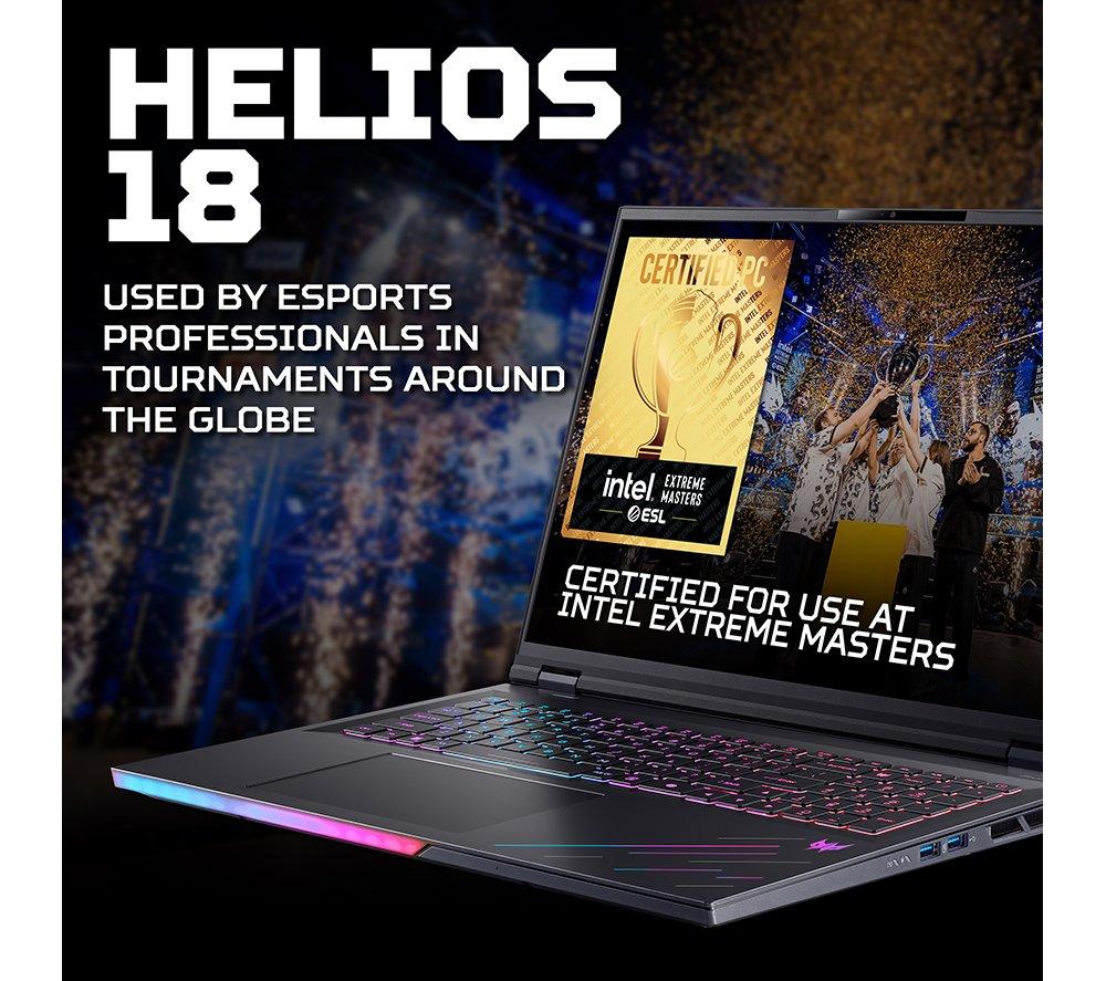 ACER Predator Helios 18 AI 18" Gaming Laptop - Intel® Core™ Ultra 9, RTX 5090, 1 TB SSD