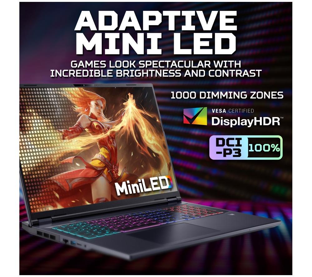 ACER Predator Helios Neo 18 AI 18" Gaming Laptop - Intel® Core™ Ultra 9, RTX 5070 Ti, 2 TB SSD