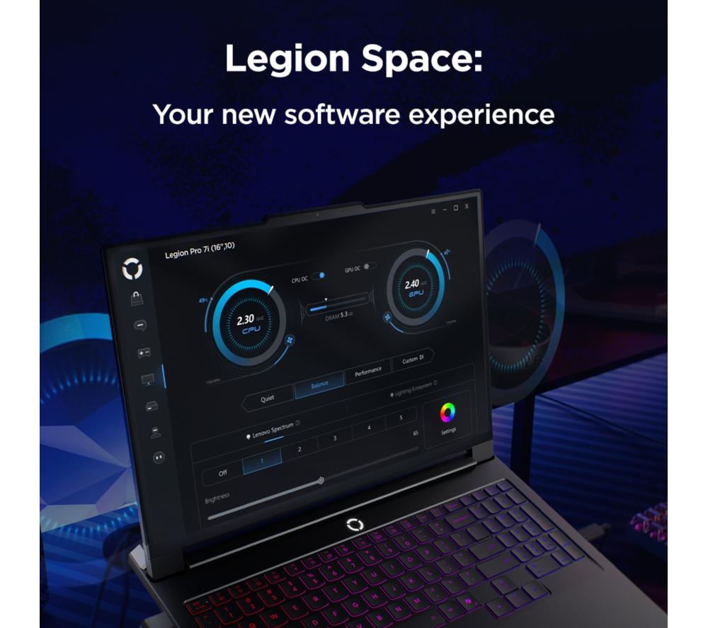LENOVO Legion Pro 7 16" Gaming Laptop - Intel® Core™ Ultra 9, RTX 5090, 2 TB SSD