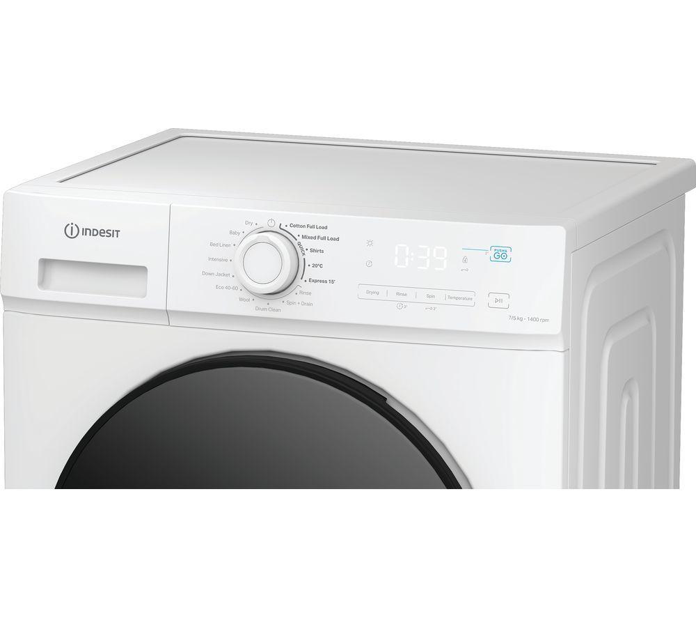 INDESIT MyTime IDMA 75624 UK 7 kg Washer Dryer - White