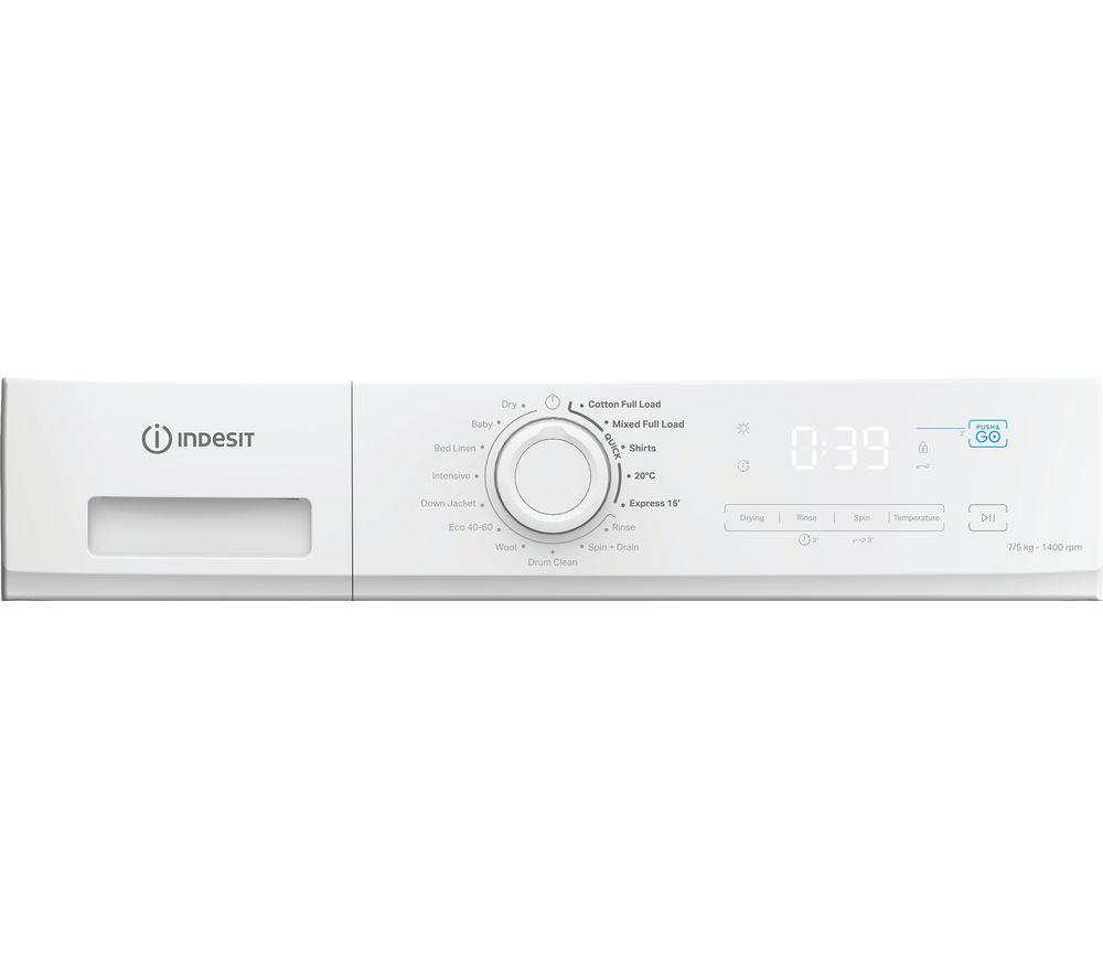INDESIT MyTime IDMA 75624 UK 7 kg Washer Dryer - White