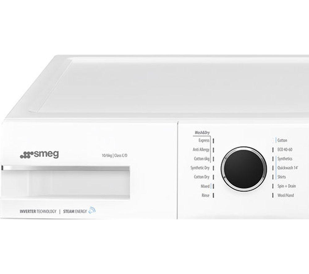 SMEG WDN064SLDUK 10 kg Washer Dryer - White