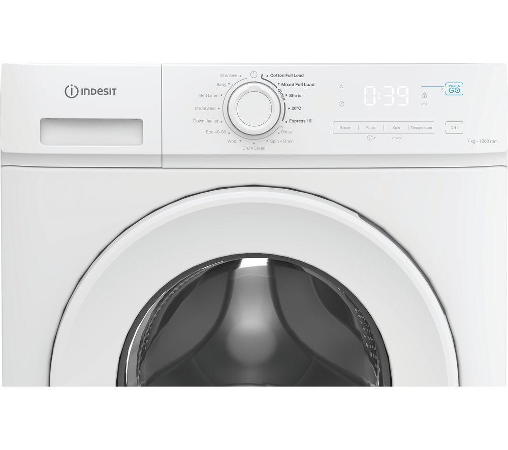 Lavadora INDESIT My Time IMA 762 UK de 7 kg y 1200 rpm - Blanca