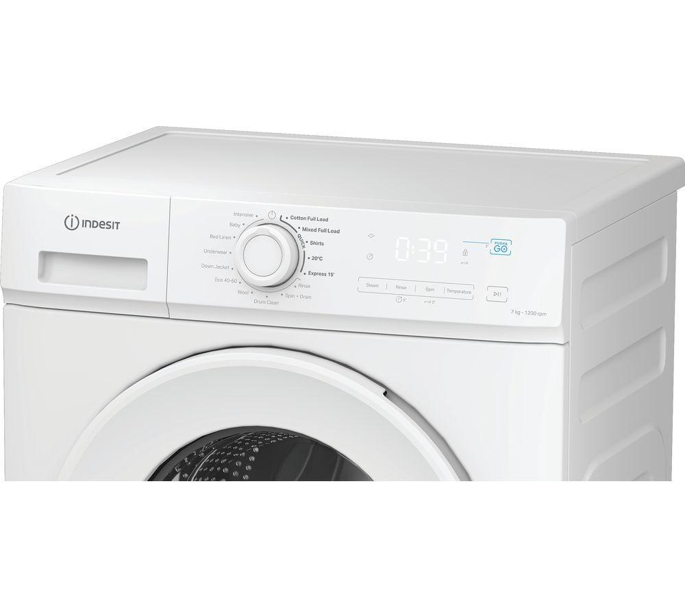 Lavadora INDESIT My Time IMA 762 UK de 7 kg y 1200 rpm - Blanca