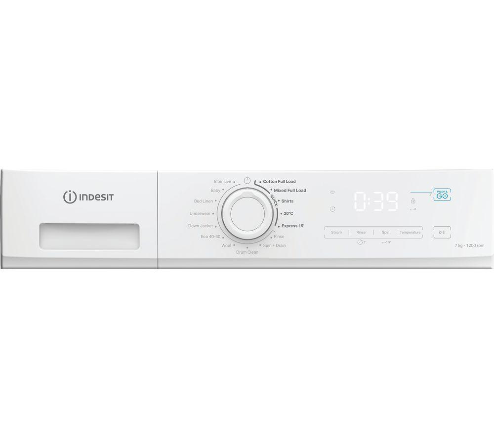 Lavadora INDESIT My Time IMA 762 UK de 7 kg y 1200 rpm - Blanca