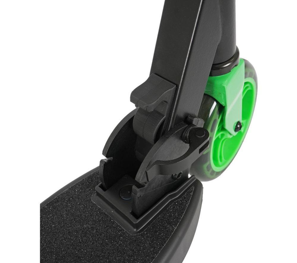 MOVE 120 Glow Electric Folding Kids’ Scooter - Black & Green