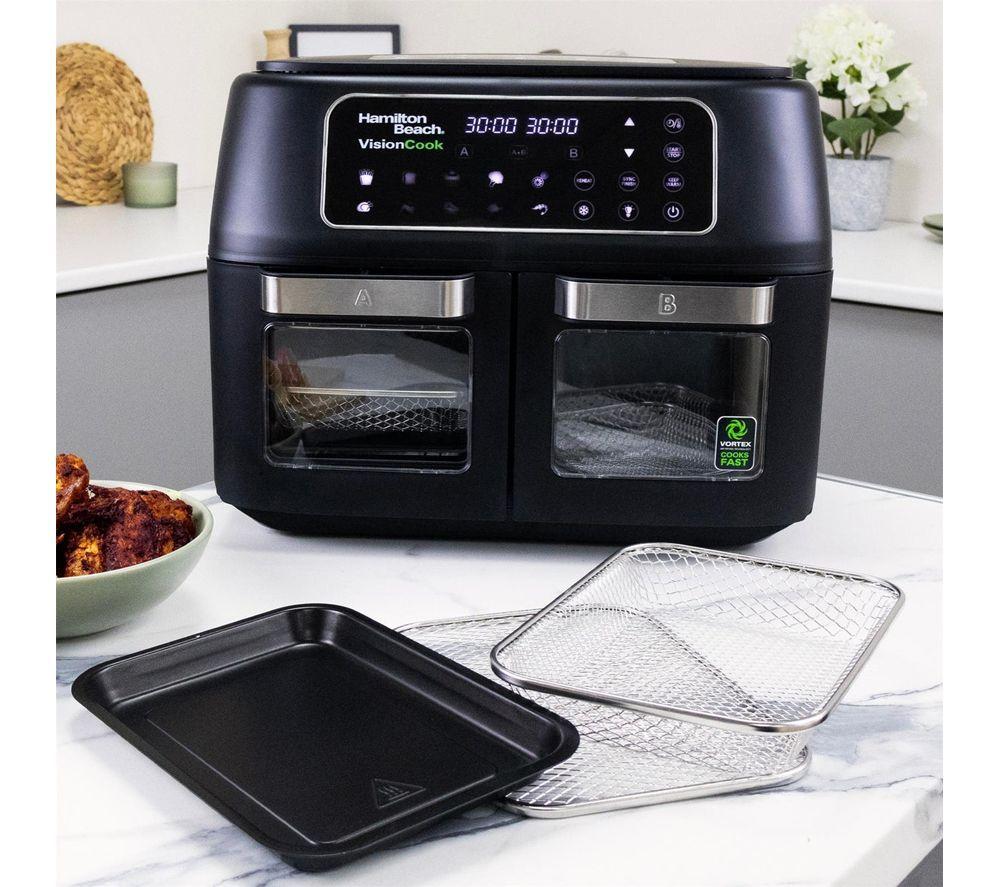 HAMILTON BEACH VisionCook HB2116A Dual Air Fryer - Black