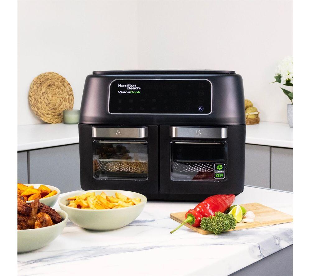 HAMILTON BEACH VisionCook HB2116A Dual Air Fryer - Black