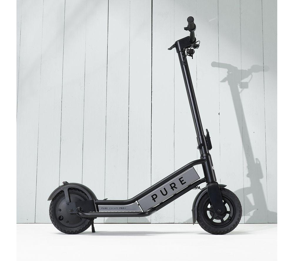 PURE ELECTRIC Pure Escape Pro+ Folding Electric Scooter – Black