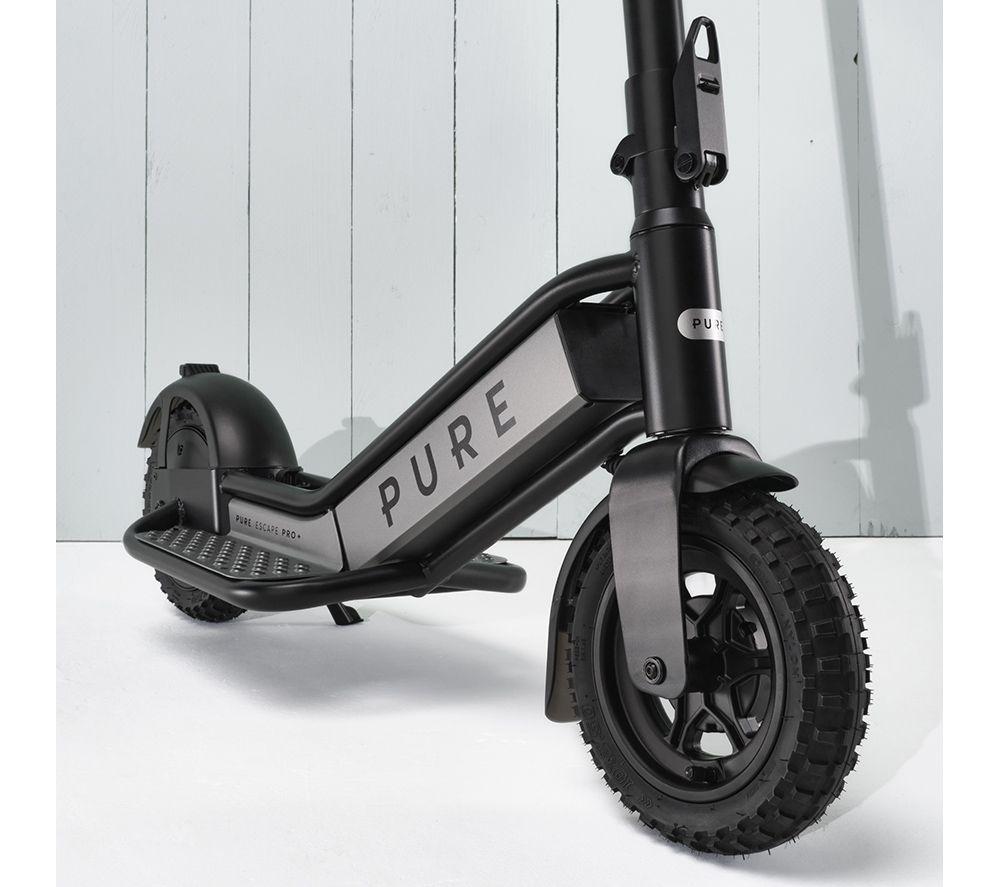 PURE ELECTRIC Pure Escape Pro+ Folding Electric Scooter – Black
