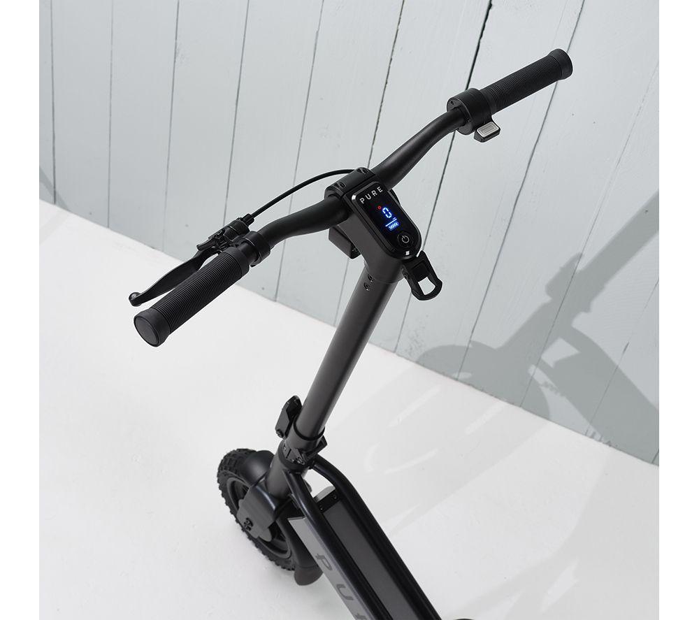 PURE ELECTRIC Pure Escape Pro+ Folding Electric Scooter – Black