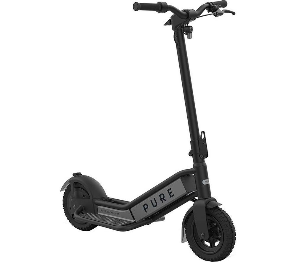 PURE ELECTRIC Pure Escape Pro+ Folding Electric Scooter – Black