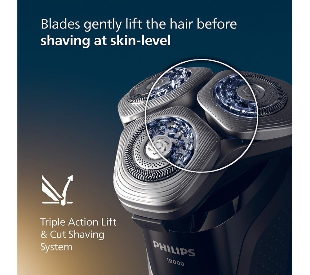 PHILIPS i9000 X9002/10 Wet & Dry Rotary Shaver - Dark Slate