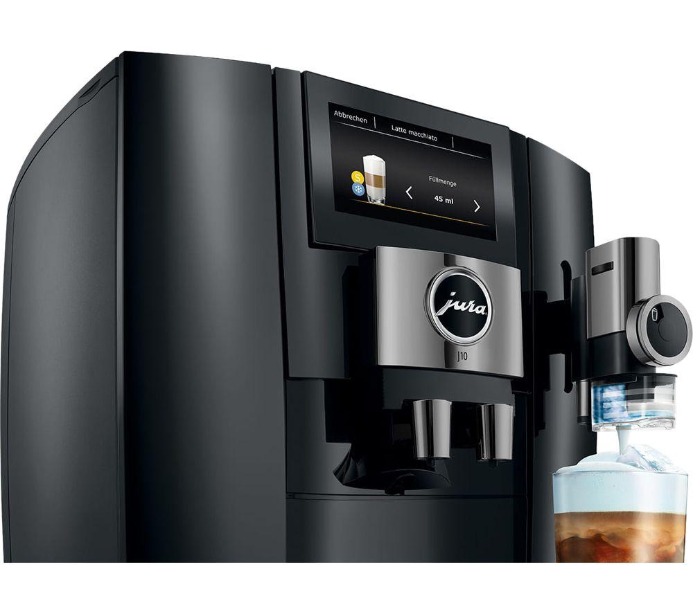 JURA J10 Smart Bean to Cup Coffee Machine - Piano Black