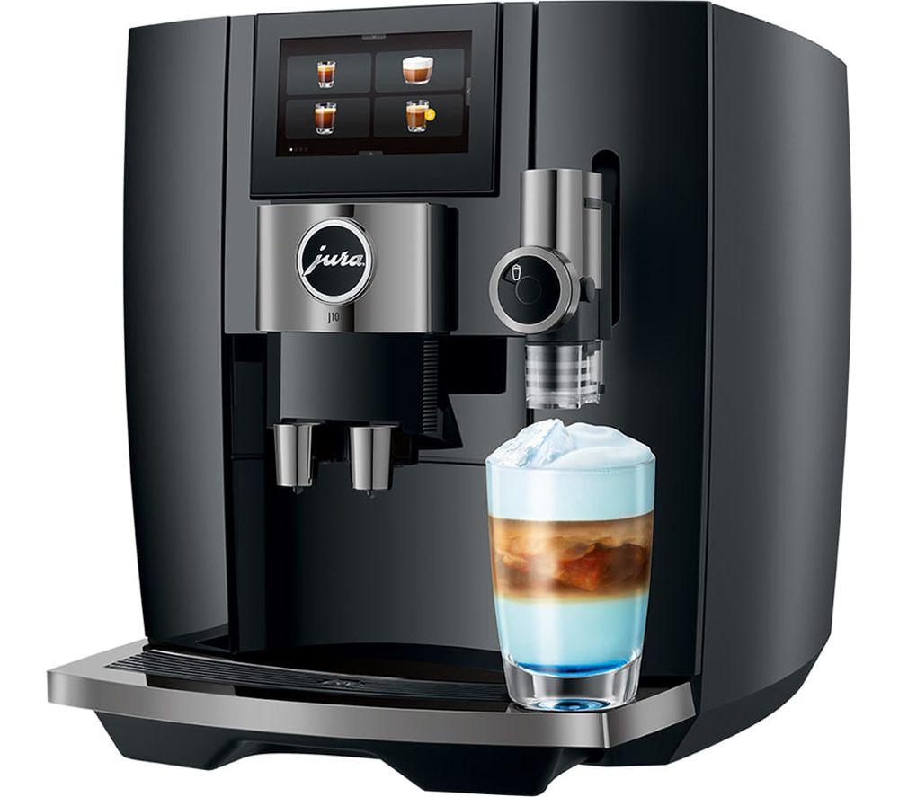 JURA J10 Smart Bean to Cup Coffee Machine - Piano Black