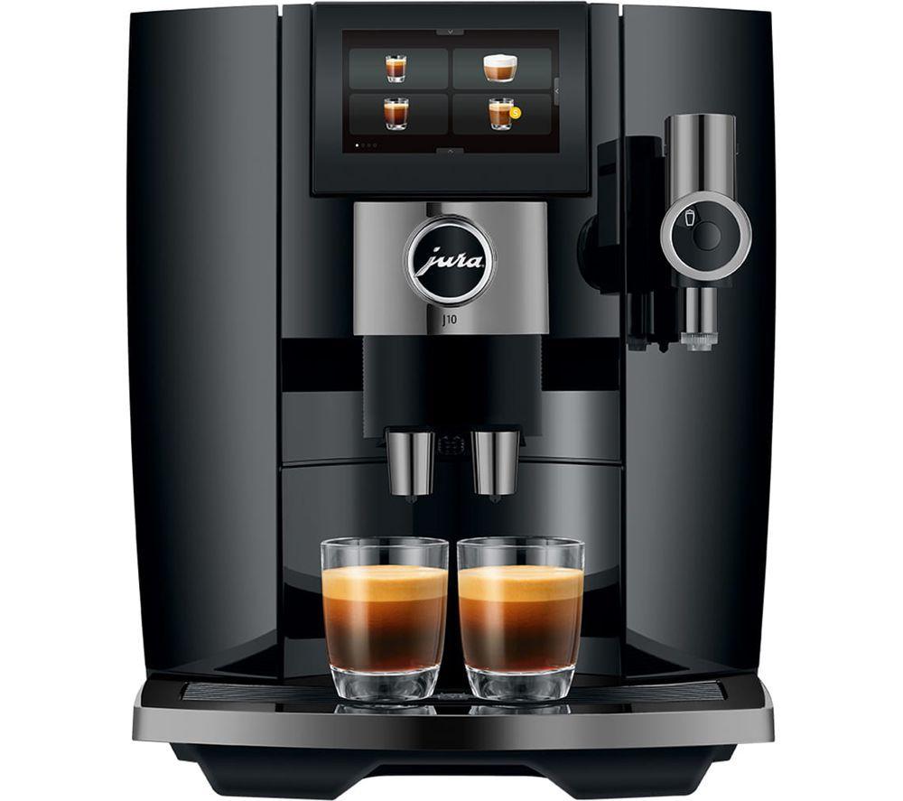 JURA J10 Smart Bean to Cup Coffee Machine - Piano Black