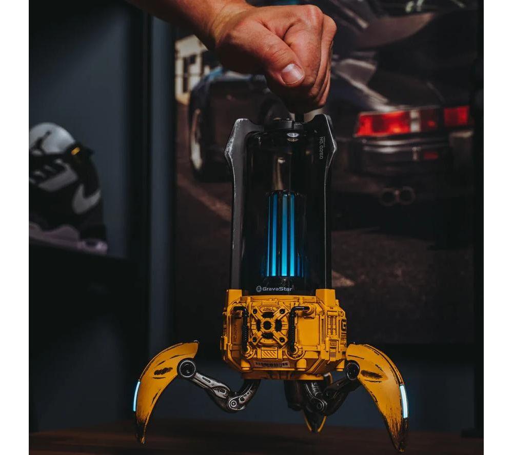 GRAVASTAR Supernova Portable Bluetooth Speaker - War Damaged Yellow