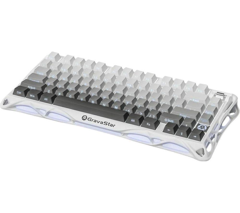 GRAVASTAR Mercury K1 Wireless Mechanical Gaming Keyboard - Gradient White