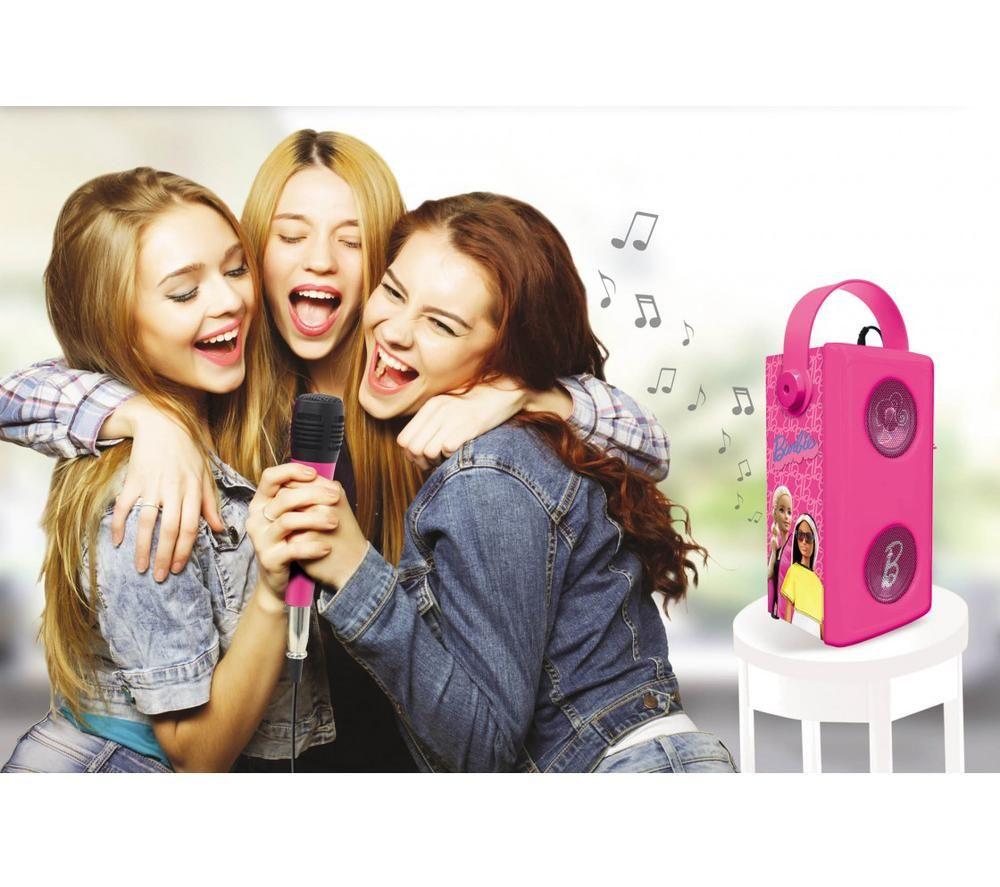LEXIBOOK BTP185BBZ Portable Bluetooth Speaker - Barbie