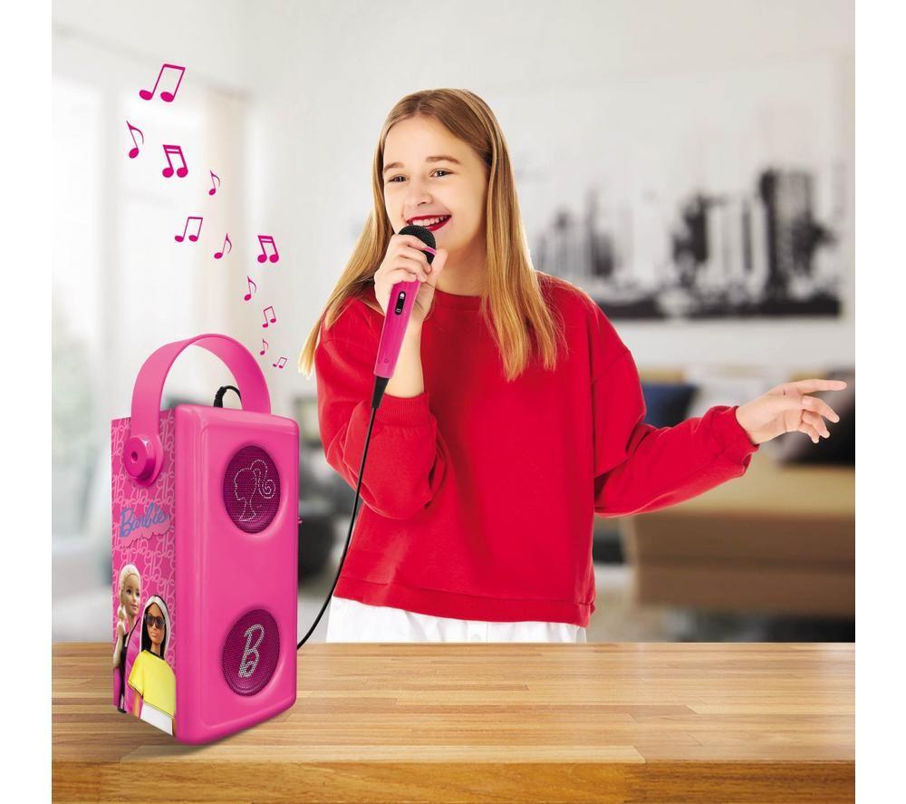 LEXIBOOK BTP185BBZ Portable Bluetooth Speaker - Barbie