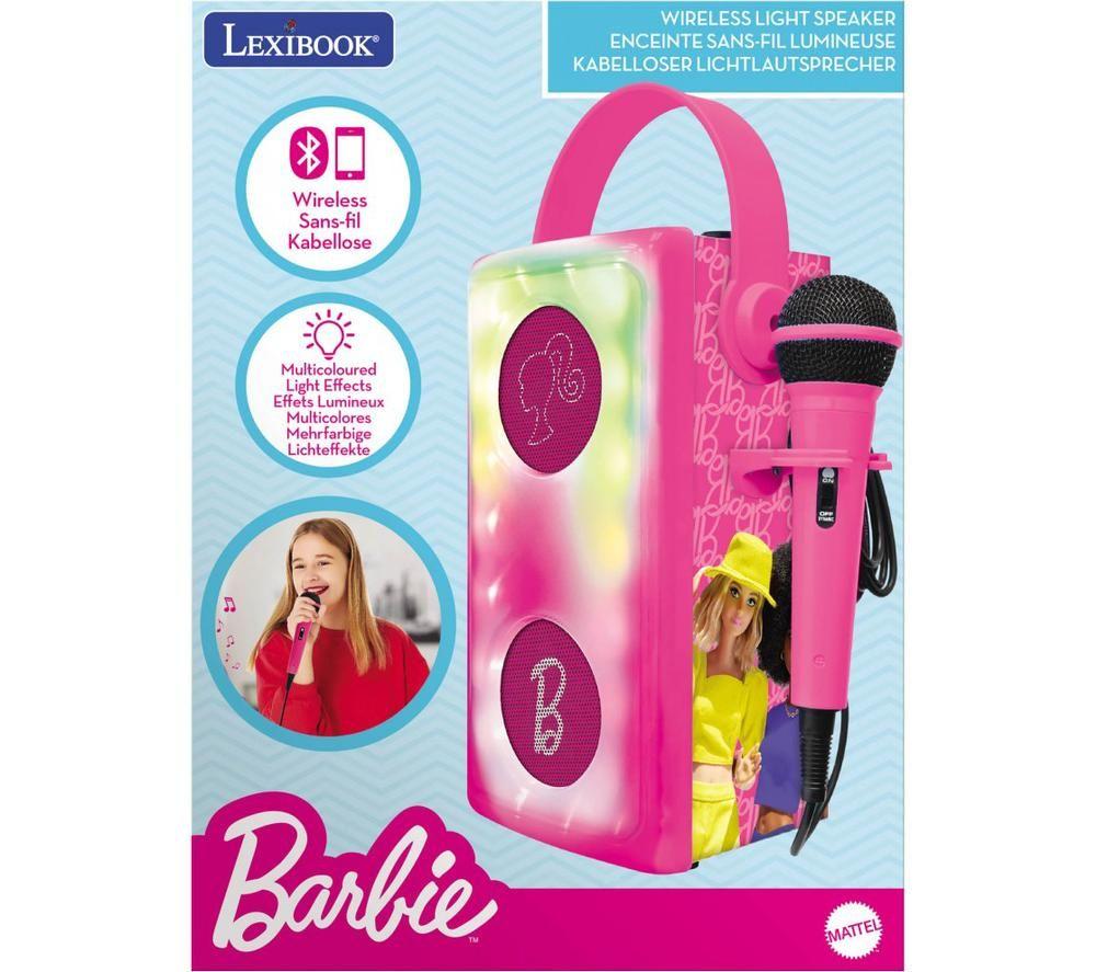 LEXIBOOK BTP185BBZ Portable Bluetooth Speaker - Barbie