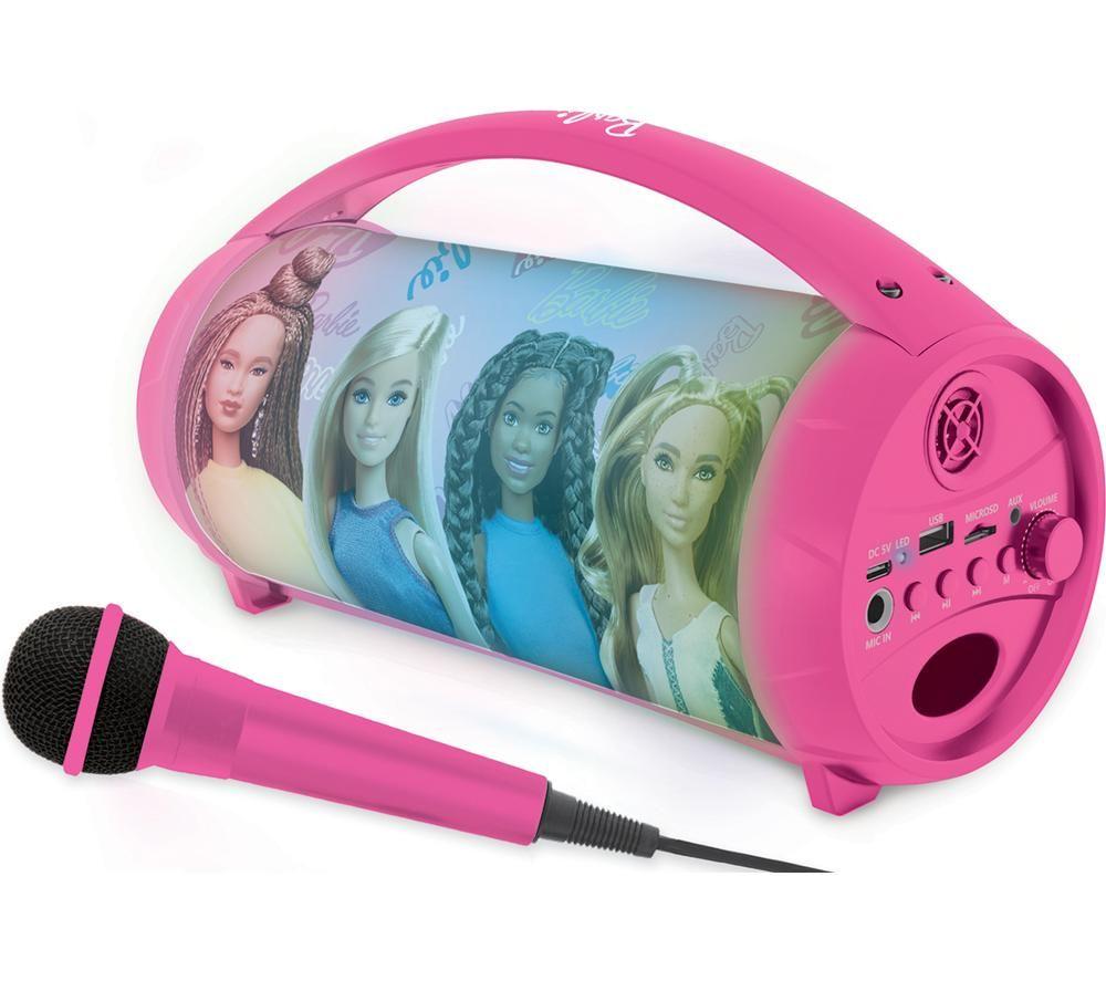 LEXIBOOK BTP585BBZ Portable Bluetooth Speaker - Barbie