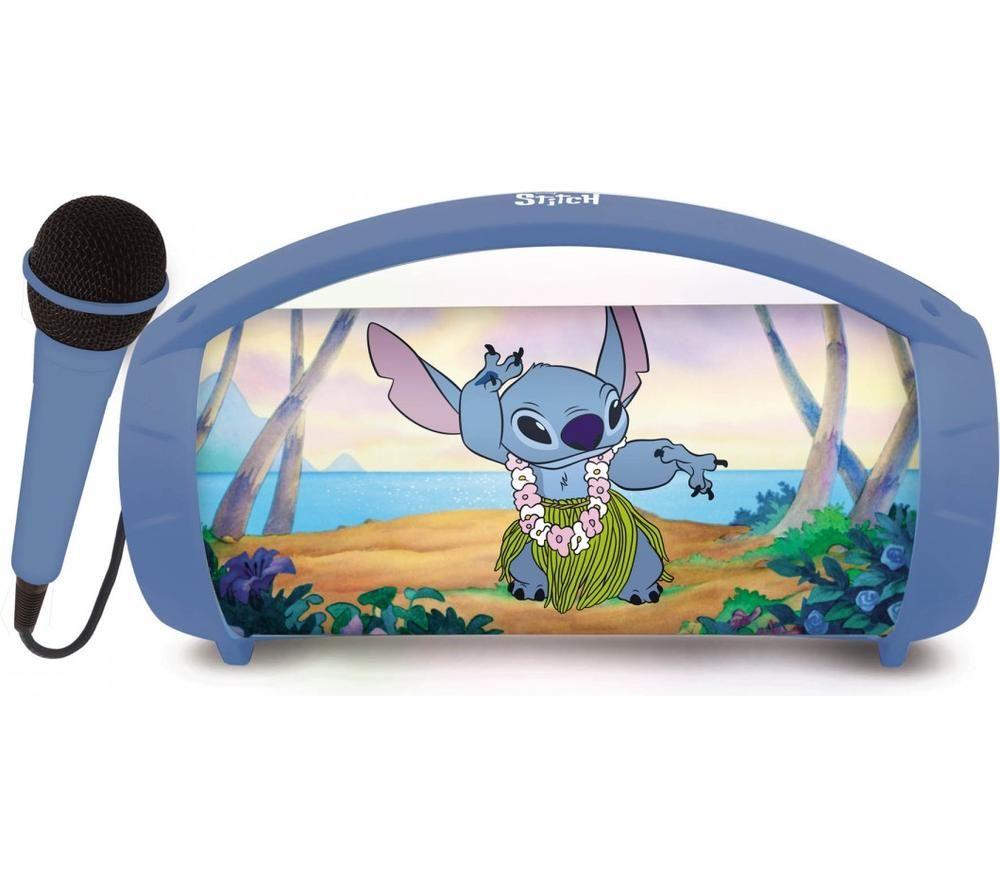 LEXIBOOK BTP585DZ Portable Bluetooth Speaker - Disney Stitch
