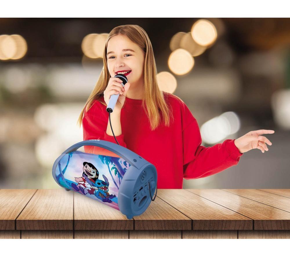 LEXIBOOK BTP585DZ Portable Bluetooth Speaker - Disney Stitch
