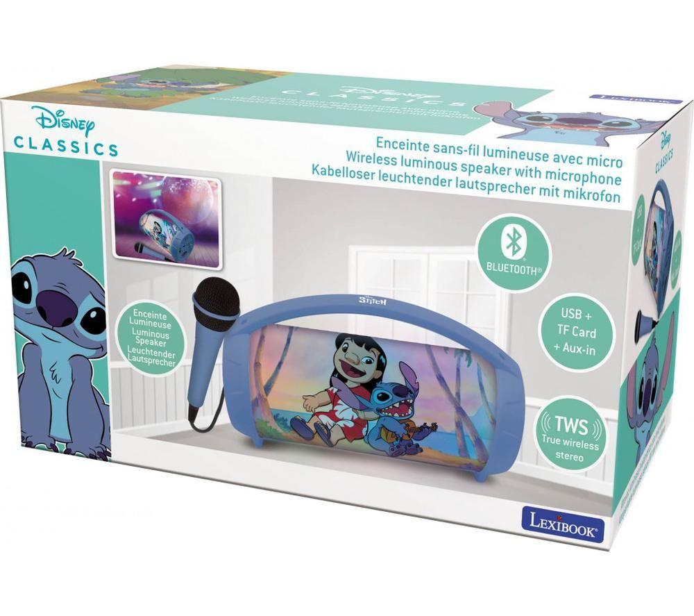 LEXIBOOK BTP585DZ Portable Bluetooth Speaker - Disney Stitch