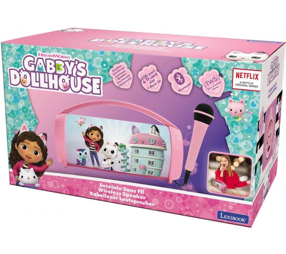 LEXIBOOK BTP585GDHZ Portable Bluetooth Speaker - Gabby's Dollhouse