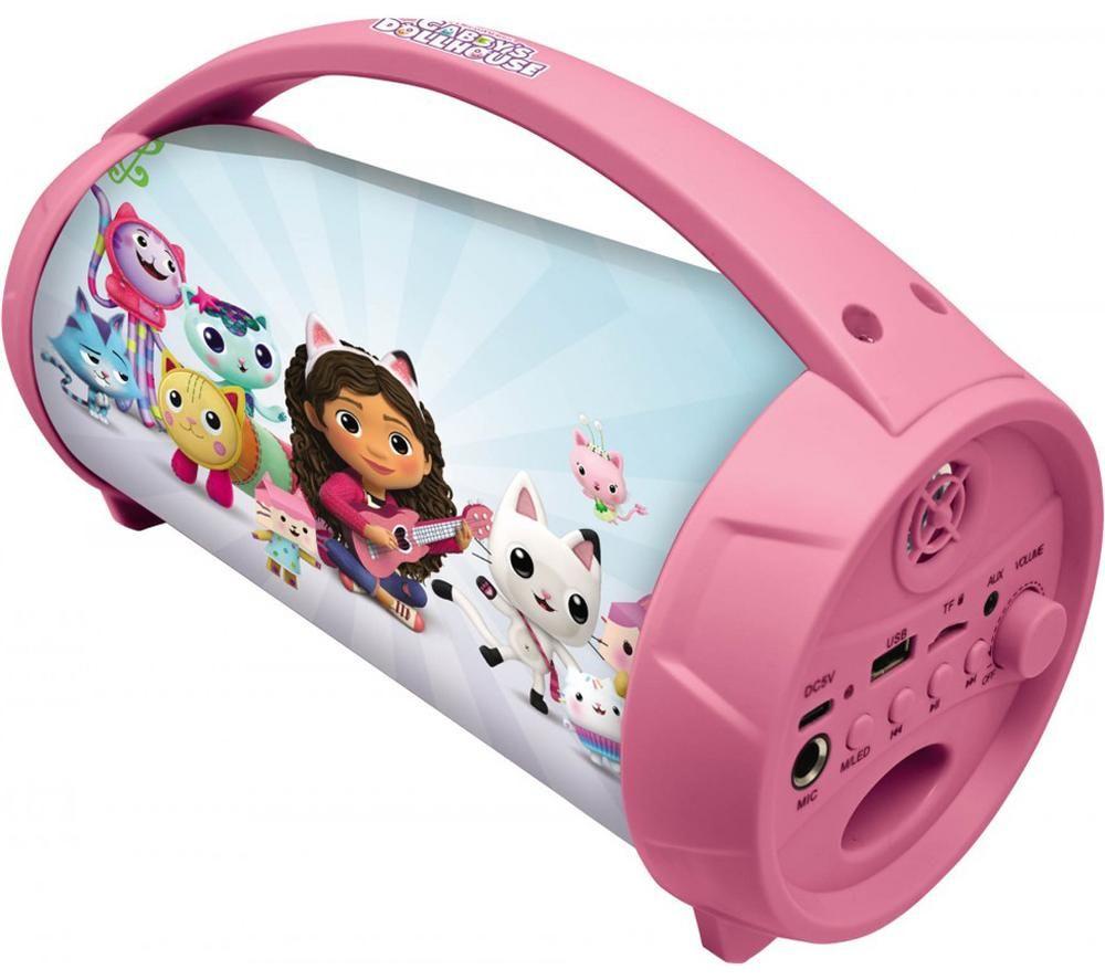 LEXIBOOK BTP585GDHZ Portable Bluetooth Speaker - Gabby's Dollhouse