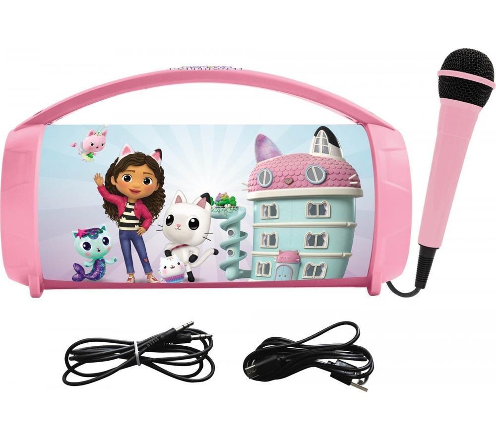 LEXIBOOK BTP585GDHZ Portable Bluetooth Speaker - Gabby's Dollhouse