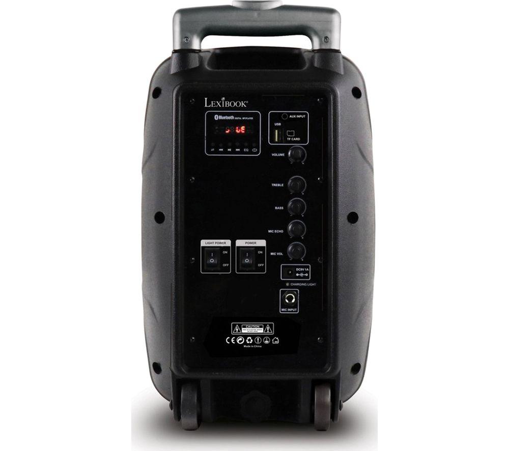 Altavoz portátil Bluetooth LEXIBOOK iParty K8250 - Plata y negro