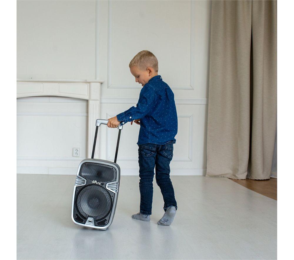 Altavoz portátil Bluetooth LEXIBOOK iParty K8250 - Plata y negro