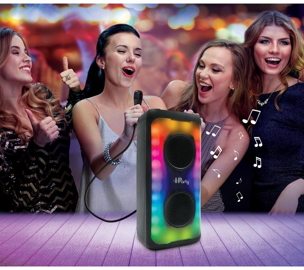 LEXIBOOK iParty K8330 Portable Bluetooth Speaker - Black