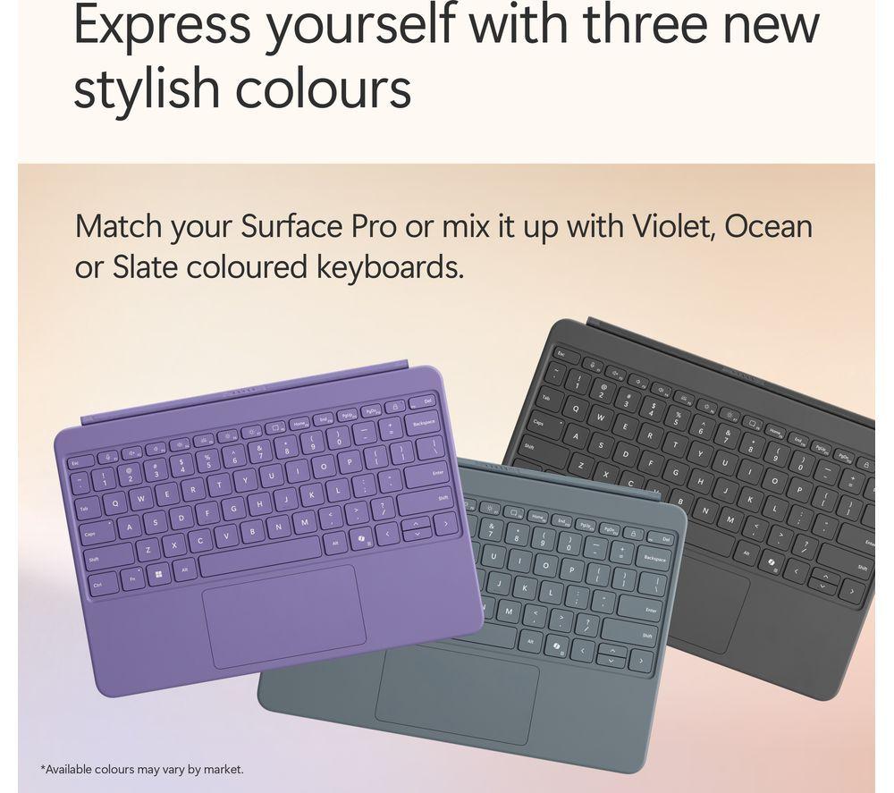 MICROSOFT Microsoft Surface Pro 12", Copilot+ PC - Snapdragon X Plus, 512 GB SSD, Violeta