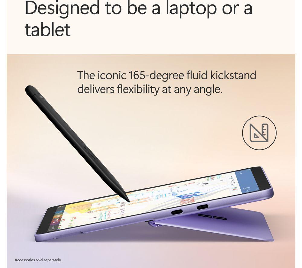 MICROSOFT Microsoft Surface Pro 12", Copilot+ PC - Snapdragon X Plus, 512 GB SSD, Violeta
