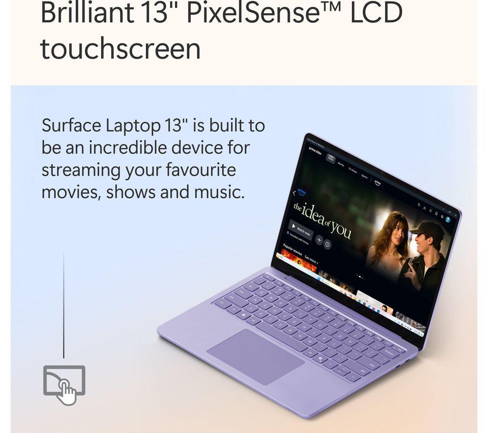 MICROSOFT Surface Laptop 13", Copilot+ PC - Snapdragon X Plus, 512 GB SSD, Purple