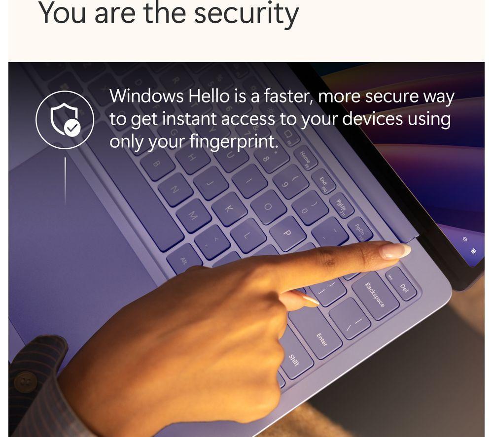 MICROSOFT Surface Laptop 13", Copilot+ PC - Snapdragon X Plus, 512 GB SSD, Ocean