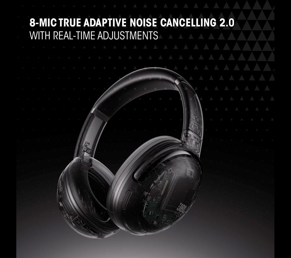 JBL Tour One M3 Wireless Bluetooth Noise-Cancelling Headphones - Black