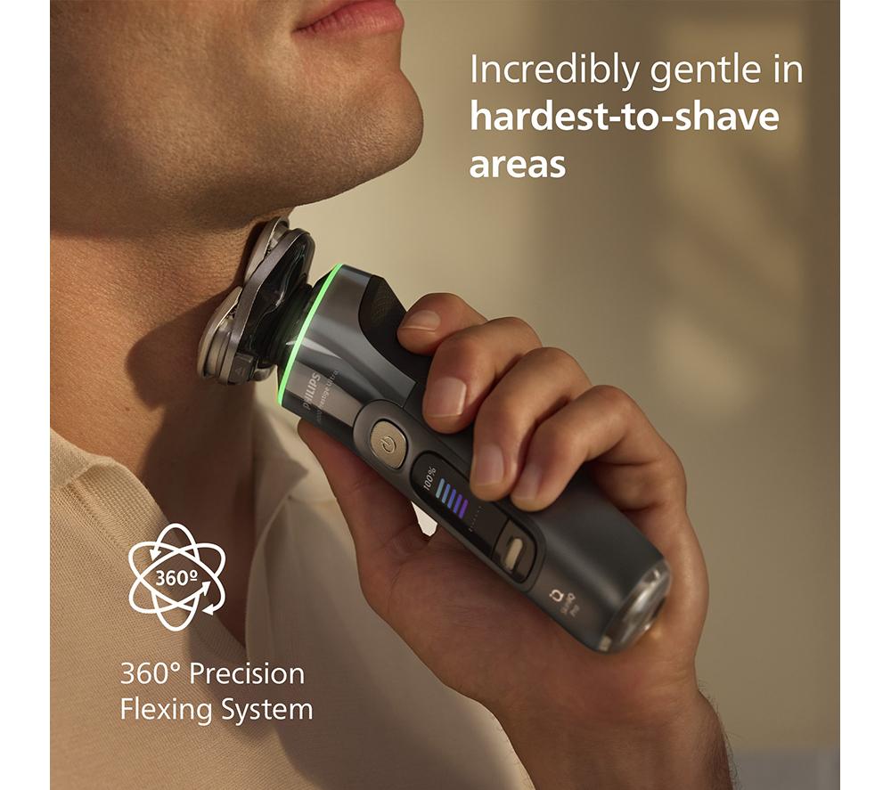 PHILIPS i9000 Prestige Ultra XP9402/31 Wet & Dry Rotary Shaver - Dark Slate