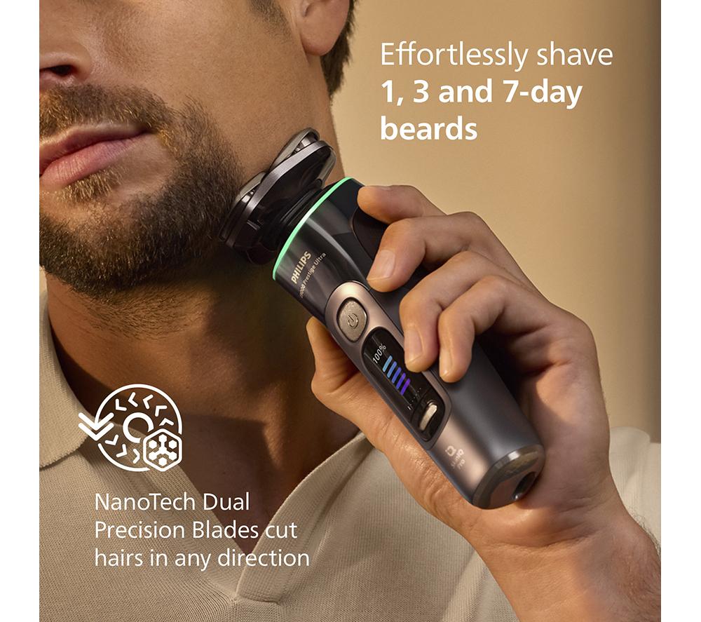 PHILIPS i9000 Prestige Ultra XP9402/31 Wet & Dry Rotary Shaver - Dark Slate