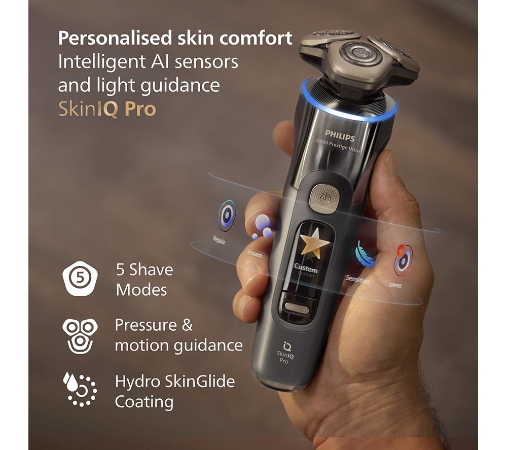 PHILIPS i9000 Prestige Ultra XP9402/31 Wet & Dry Rotary Shaver - Dark Slate